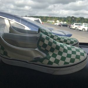 Slip In Green Vans